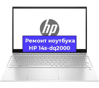 Чистка от пыли и замена термопасты на ноутбуке HP 14s-dq2000 в Челябинске